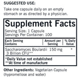 Saccharomyces Boulardii 100 CT