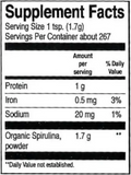 Frontier Co-op Spirulina Powder, Organic 1 lb.