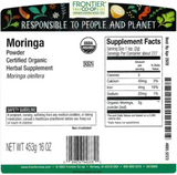 Moringa Powder, Organic 1 lb.