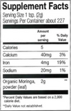 Moringa Powder, Organic 1 lb.