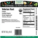 Valerian Root Powder, Organic 1 lb.