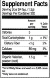 Valerian Root Powder, Organic 1 lb.