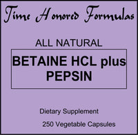 Betaine HCL plus Pepsin